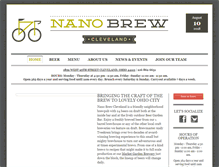 Tablet Screenshot of nanobrewcleveland.com